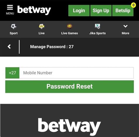 betway change password,account.betway.com